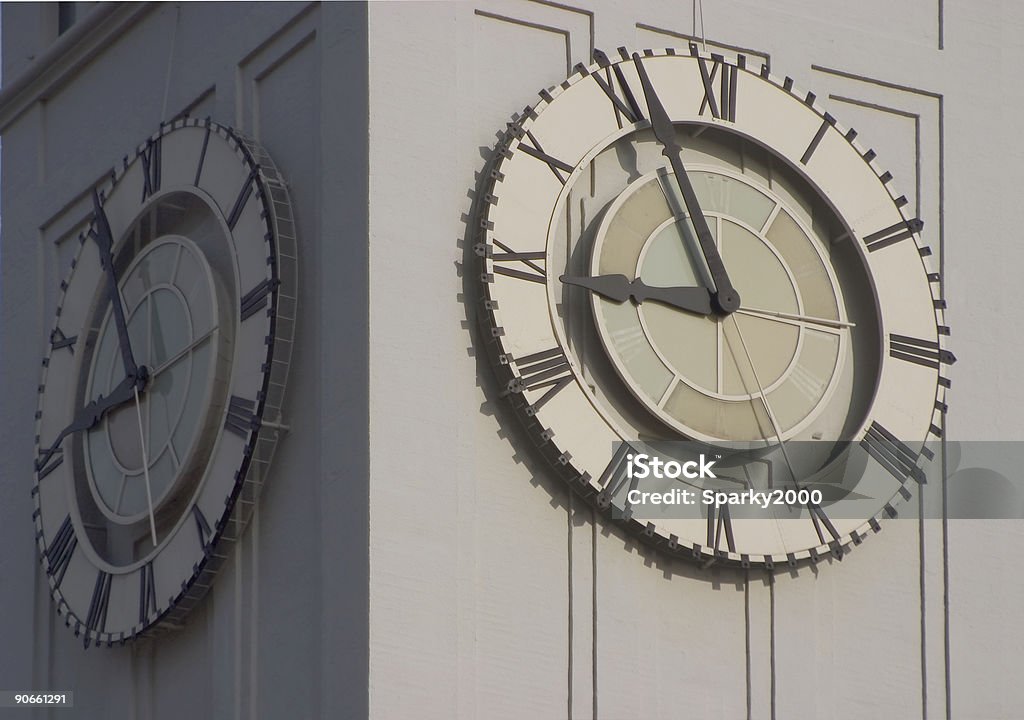 Torre del reloj de la cara - Foto de stock de Aguja de Reloj libre de derechos