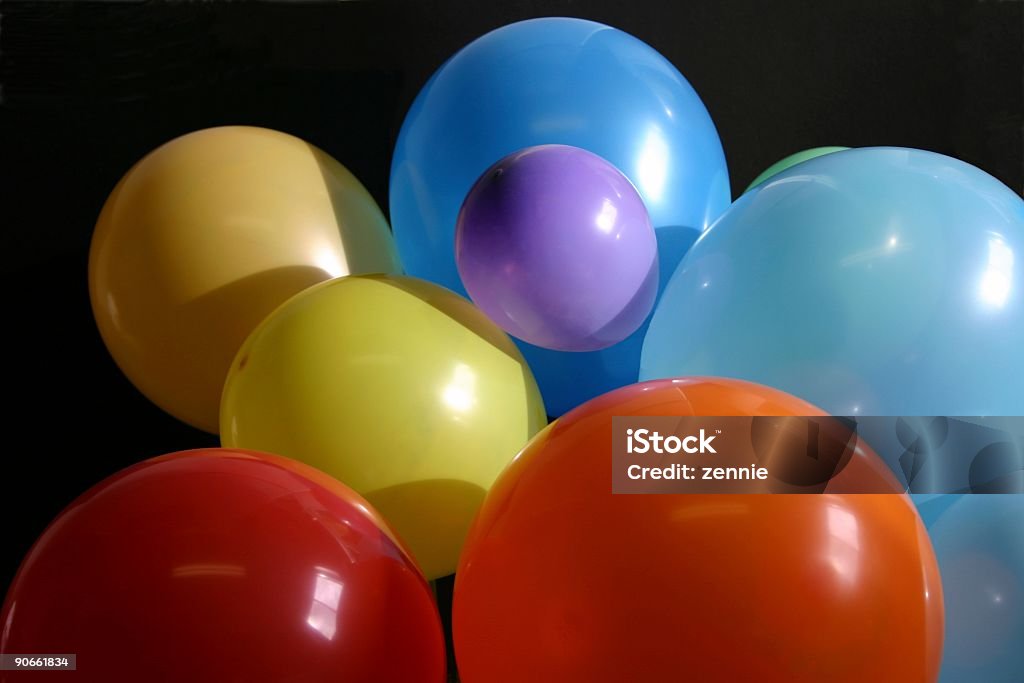 Balloons_celebration_colorful - Foto de stock de Alegre libre de derechos