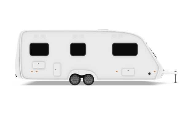 Travel Trailer Isolated