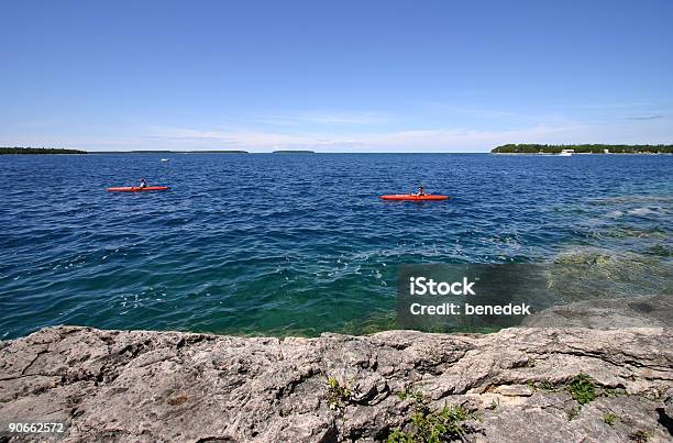 Foto de Caiaque Península De Bruce Canadá e mais fotos de stock de Aventura - Aventura, Azul, Caiaque - Barco a remo