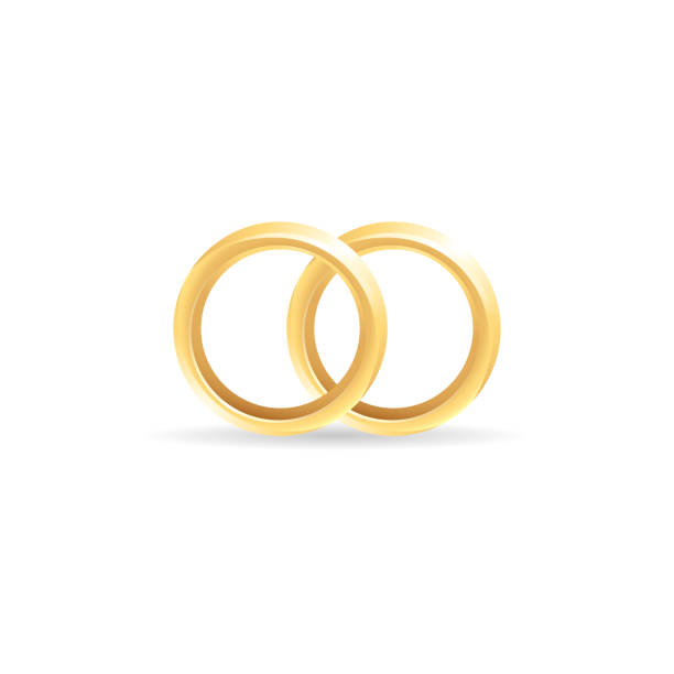 Color Icon - Wedding Ring Wedding ring icon in color. surrey hotel southeast england england stock illustrations