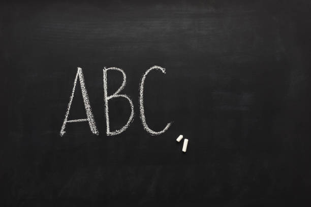istock English abc written by chalk on blackboard 906632240