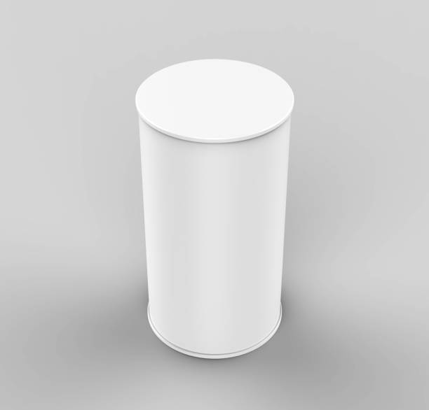 istock White blank mini pop up exhibition counter. 3d render illustration. 906634834