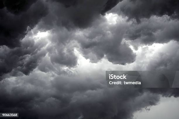 Tempesta - Fotografie stock e altre immagini di Blu - Blu, Ciclone, Cielo