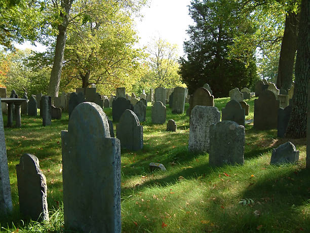 istock Places - USA, New England, Cemetary #2 90663823