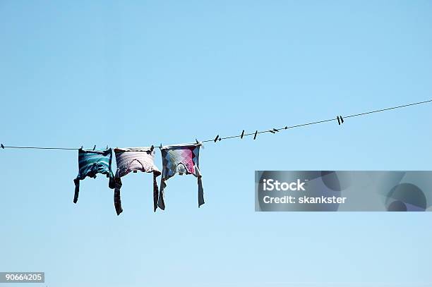 Hung Out To Dry Stock Photo - Download Image Now - Blowing, Cardigan - Wales, Cardigan Sweater