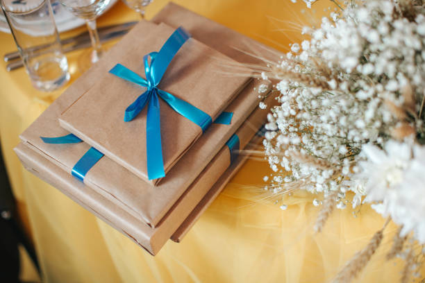 istock Closeup shot of the rusti wedding decoration elements  at daylight 906648424