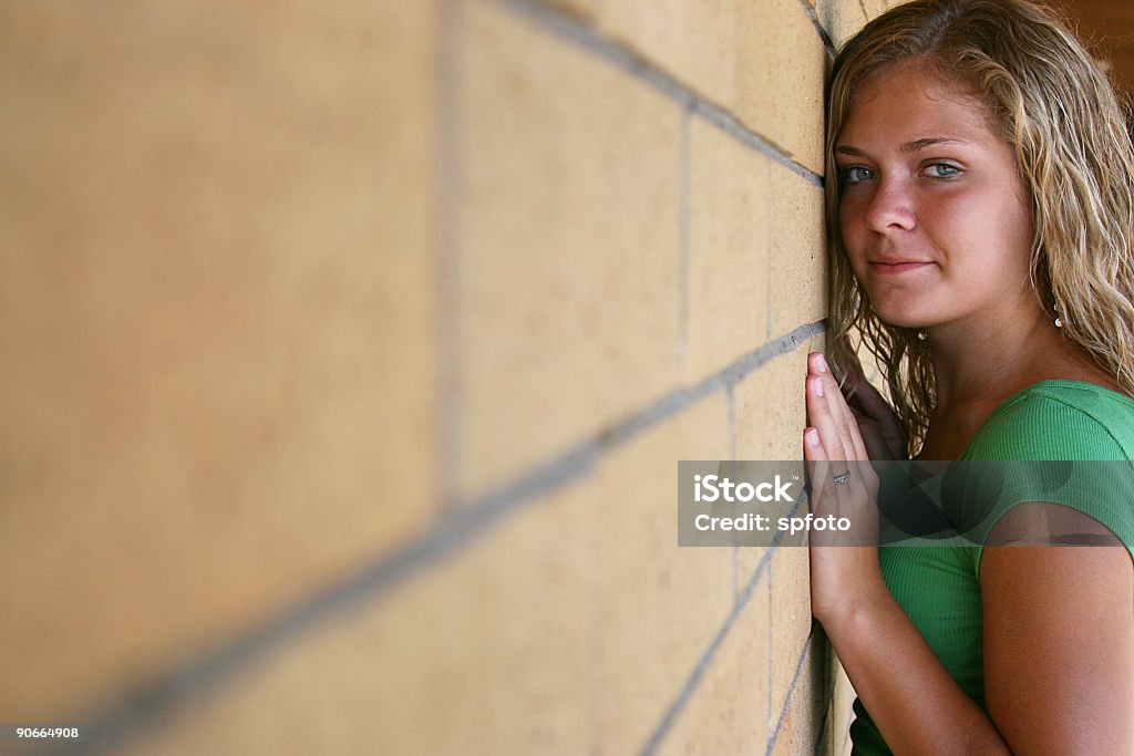 wall face  14-15 Years Stock Photo