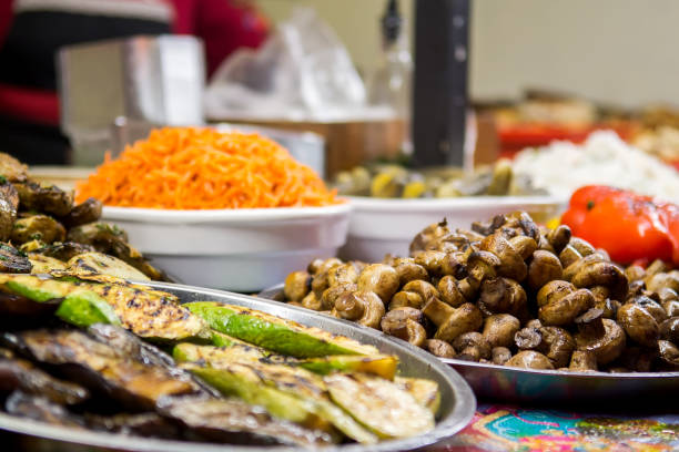 Food at Christmas market