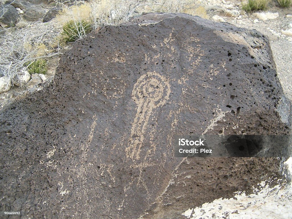 Ancient Native America Rock Art #1  Albuquerque - New Mexico Stock Photo