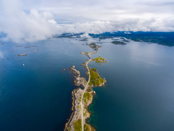 istock Atlantic Ocean Road aerial photography. 906655666