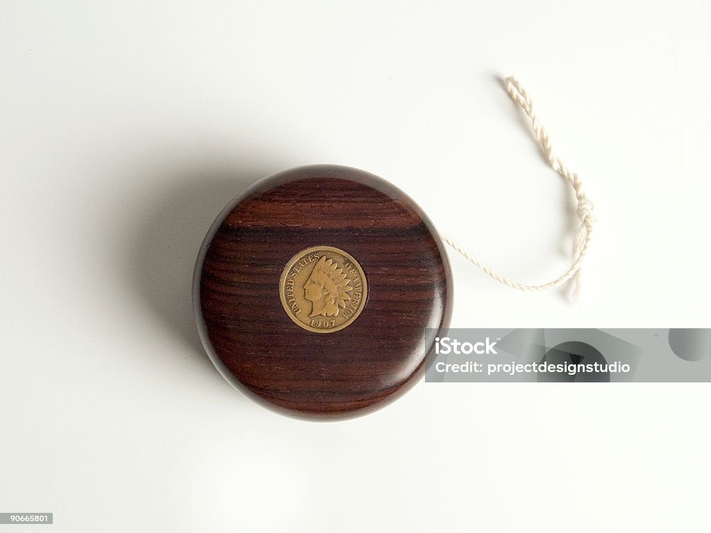 YoYo de Madeira - Royalty-free Brinquedo Foto de stock