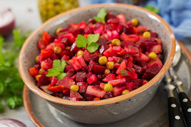 istock Beet Salad - Vinaigrette. Vegan cuisine. Dietary menu. 906662098