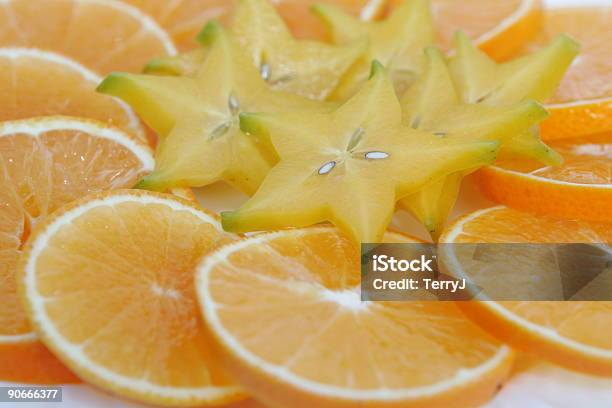 Carambola Arance - Fotografie stock e altre immagini di A forma di stella - A forma di stella, Agrume, Alimentazione sana