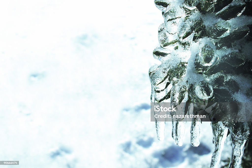 cluster di Verde, ghiaccio - Foto stock royalty-free di Ambientazione esterna