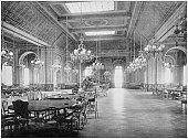 Antique photograph of World's famous sites: Gaming Hall, Monte Carlo, France