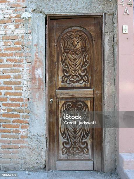 San Miguel Door Stock Photo - Download Image Now - Architecture, Art, Building Entrance