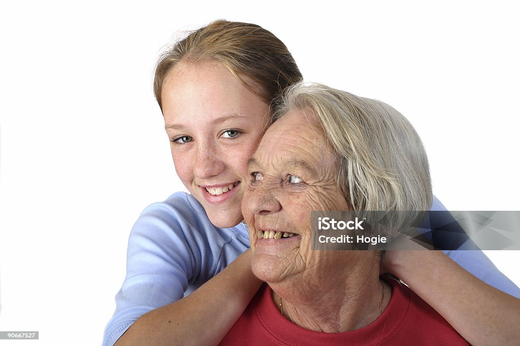 Oma und Enkelin - Lizenzfrei Aktiver Senior Stock-Foto