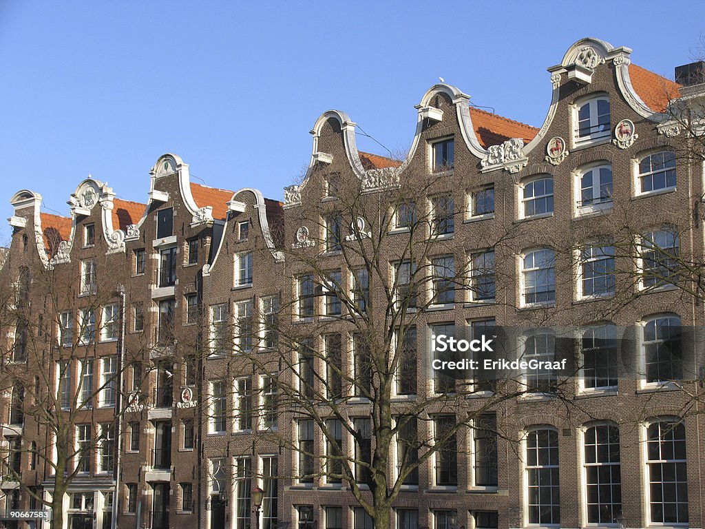 Architettura di Amsterdam - Foto stock royalty-free di Amsterdam