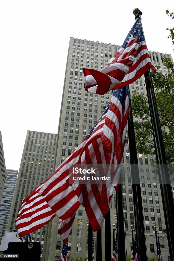 American Flags. - Foto de stock de Azul libre de derechos