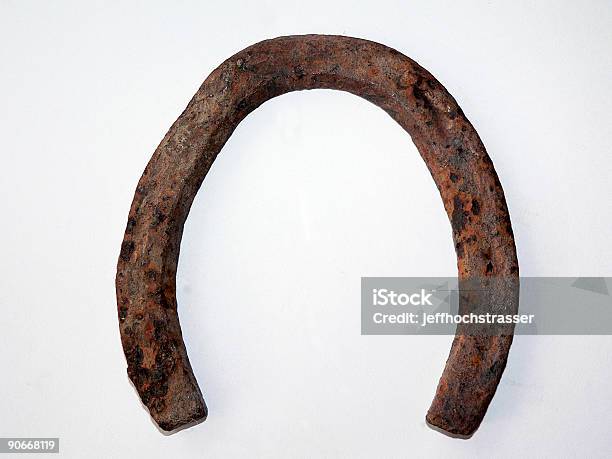 Foto de Rusty Horseshoe e mais fotos de stock de Antigo - Antigo, Antiguidade, Cavalo - Família do cavalo