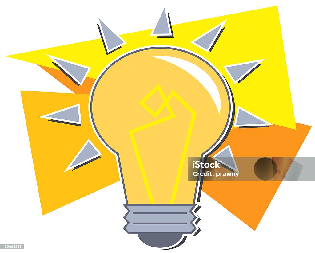 Ampoule électrique - Illustration de Ampoule électrique libre de droits