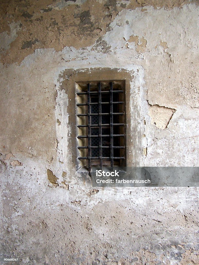 castle jail window  Castle Stock Photo