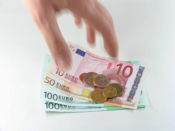 cash: get the Euros stock photo