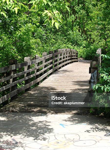 Puente En El Bosque Foto de stock y más banco de imágenes de Actividades recreativas - Actividades recreativas, Aerobismo, Aire libre