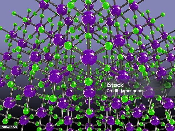 Fios Atómica - Fotografias de stock e mais imagens de Grelha - Grelha, Aula de Química, Molécula