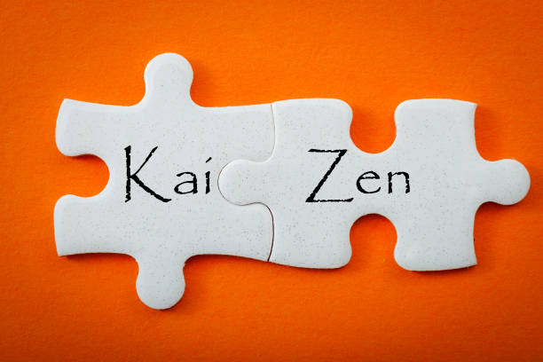 istock Kaizen business concept with jigsaw puzzle pieces 906706454