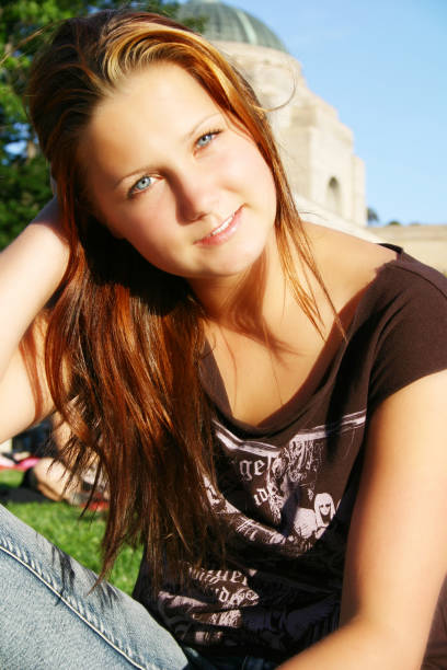istock Casual female with smile 90671088