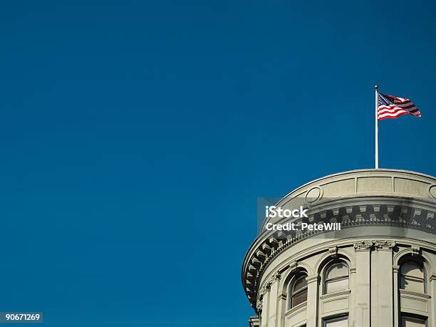 Patriotic Background Stock Photo - Download Image Now - Patriotism, Above, American Culture
