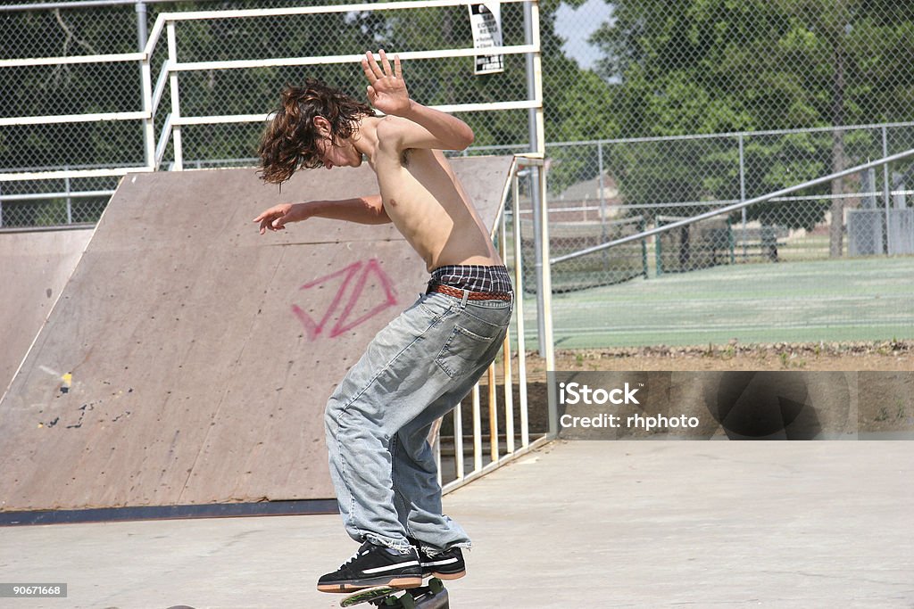 Skateboarder on 가로장 - 로열티 프리 12 스톡 사진