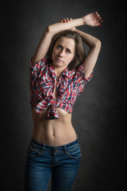 istock Beautiful woman with blue eyes. 906719814