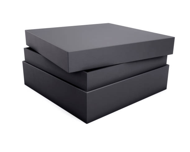 istock Realistic black box on a white background for your design. 3d rendering. 906719878