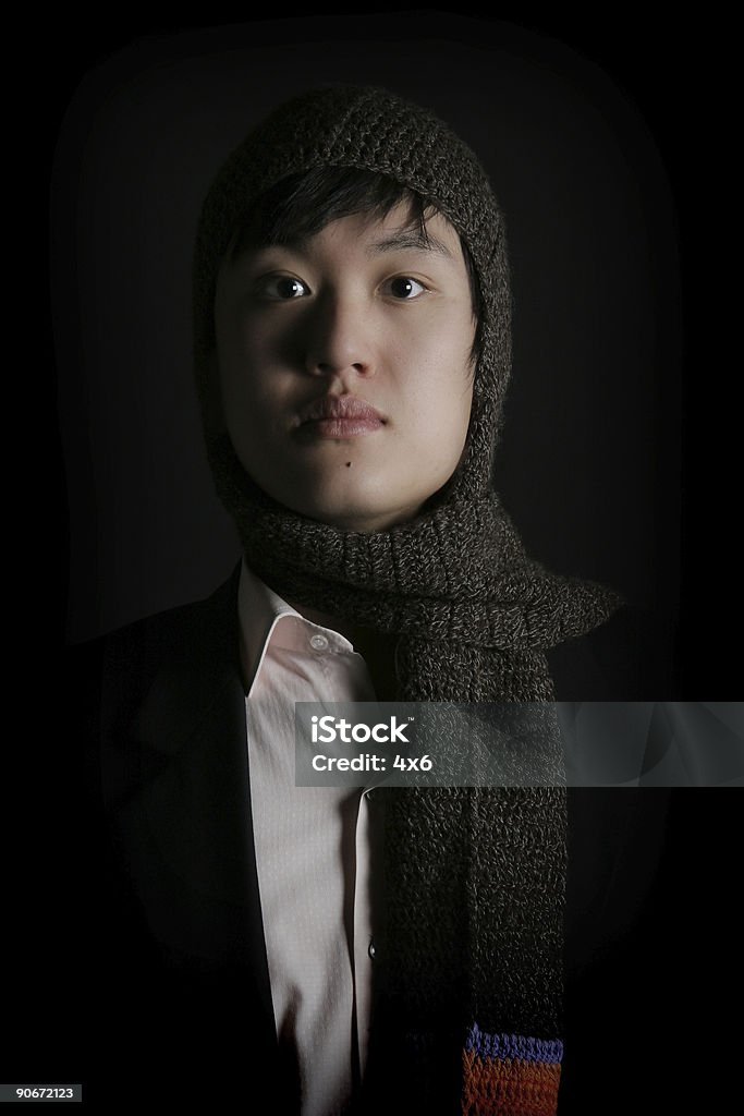 Moda masculina de inspiração asiática - Foto de stock de Cultura do Leste da Ásia royalty-free