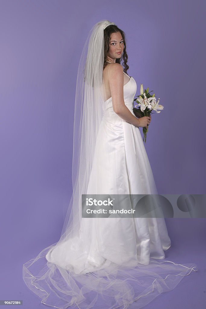 Bride - studio  Adult Stock Photo