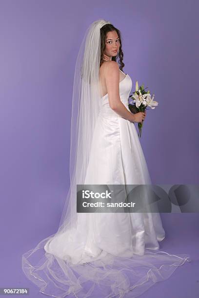 Bride Studio Stock Photo - Download Image Now - Adult, Adults Only, Bouquet