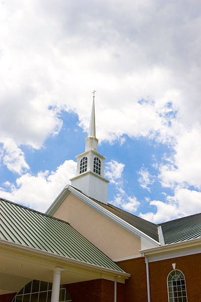 Church Steeple stock photo