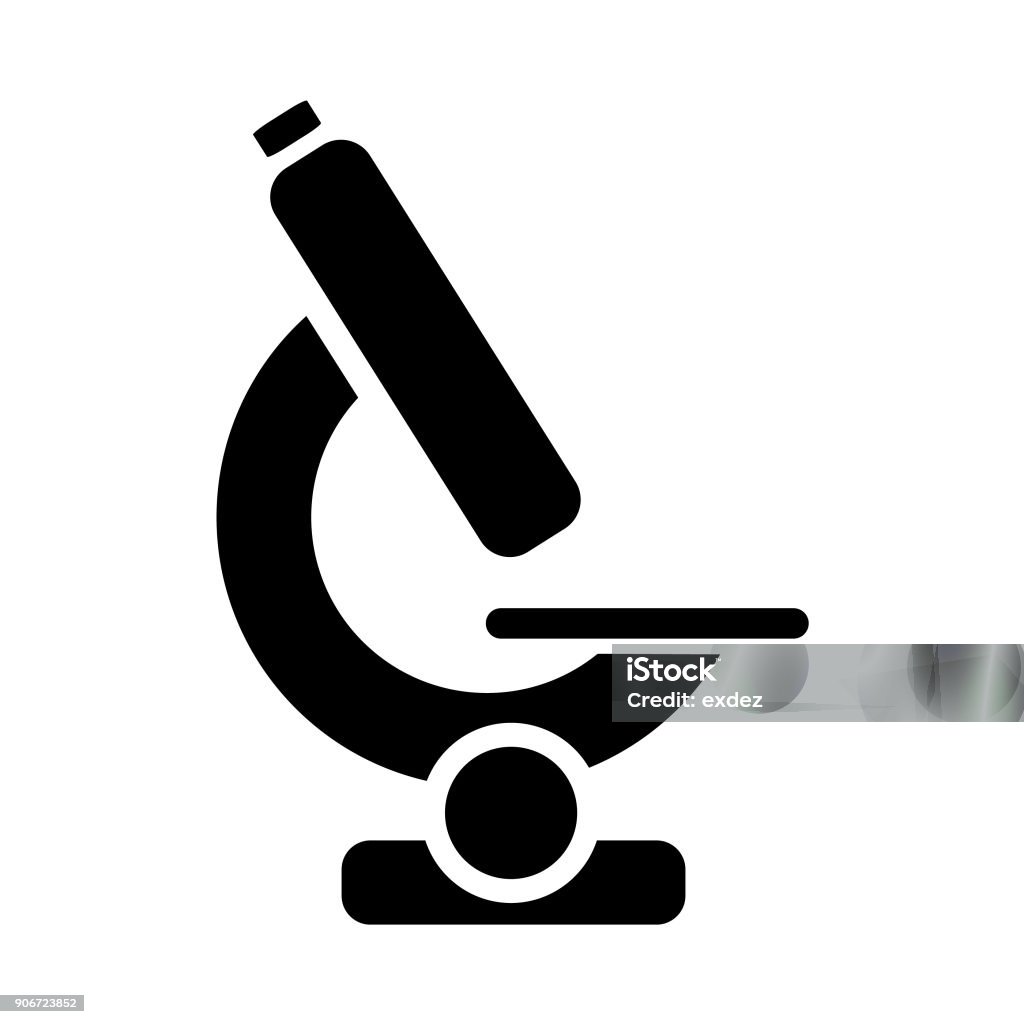 Microsope Sign Microscope Sign Stock Illustration - Download Image Now - Chemistry ...