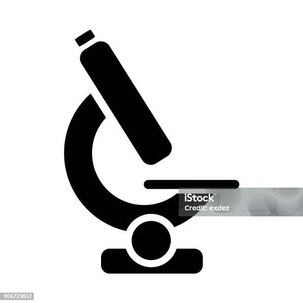 Microscope Sign Vector Microscope Sign Stock Illustration - Download Image Now - Chemistry ...