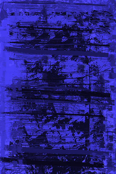 azul grunge catástrofe-fundo perfeito - neck ruff sleaze photographic effects textured - fotografias e filmes do acervo