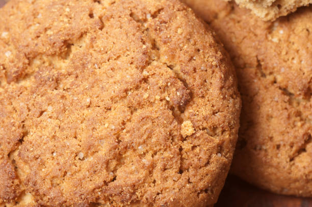 istock Oatmeal cakes on a wooden board 906726724