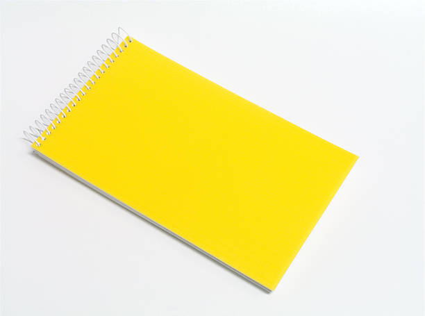 黄色 notepad (メモ)#2 ストックフォト