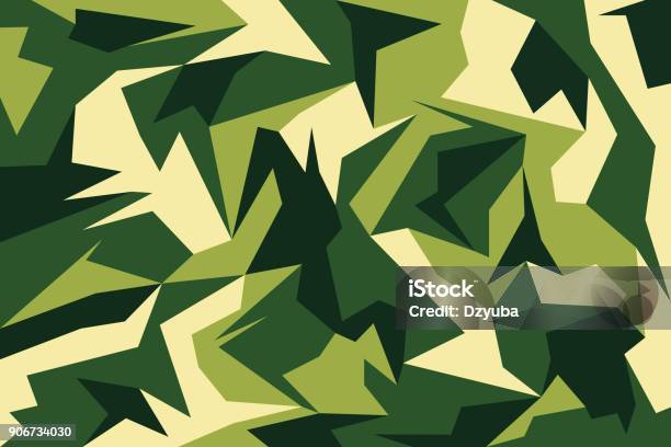 Camouflage Background For Your Design Stock Illustration - Download Image Now - Camouflage, Camouflage Clothing, Green Color