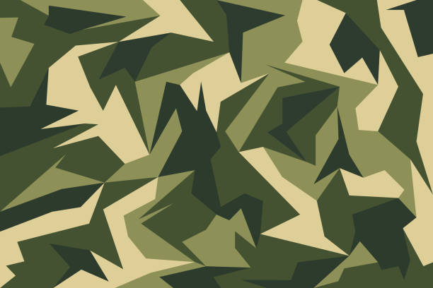 Camouflage background for design Camouflage background for Your design or presentation. Vector illustration. olive green shirt stock illustrations