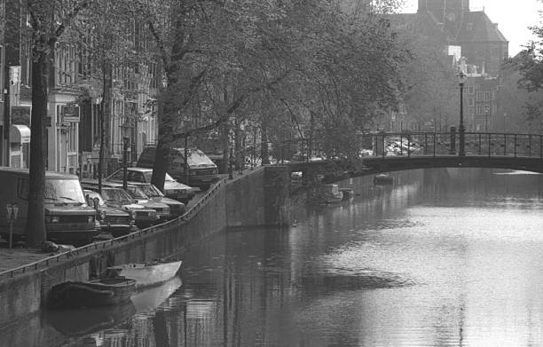 Amsterdam Canal stock photo