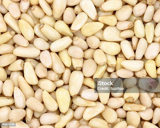 Pine Nuts Stock Photo - Download Image Now - Backgrounds, Close-up, Color Image