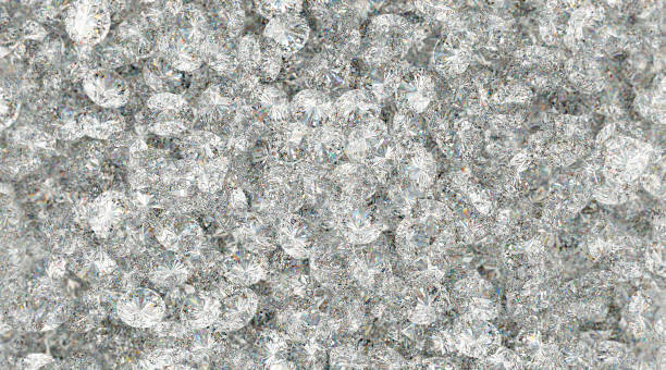 istock texture, lot of diamonds isolated on white background 906744550